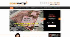 Desktop Screenshot of brownmurray.com.au